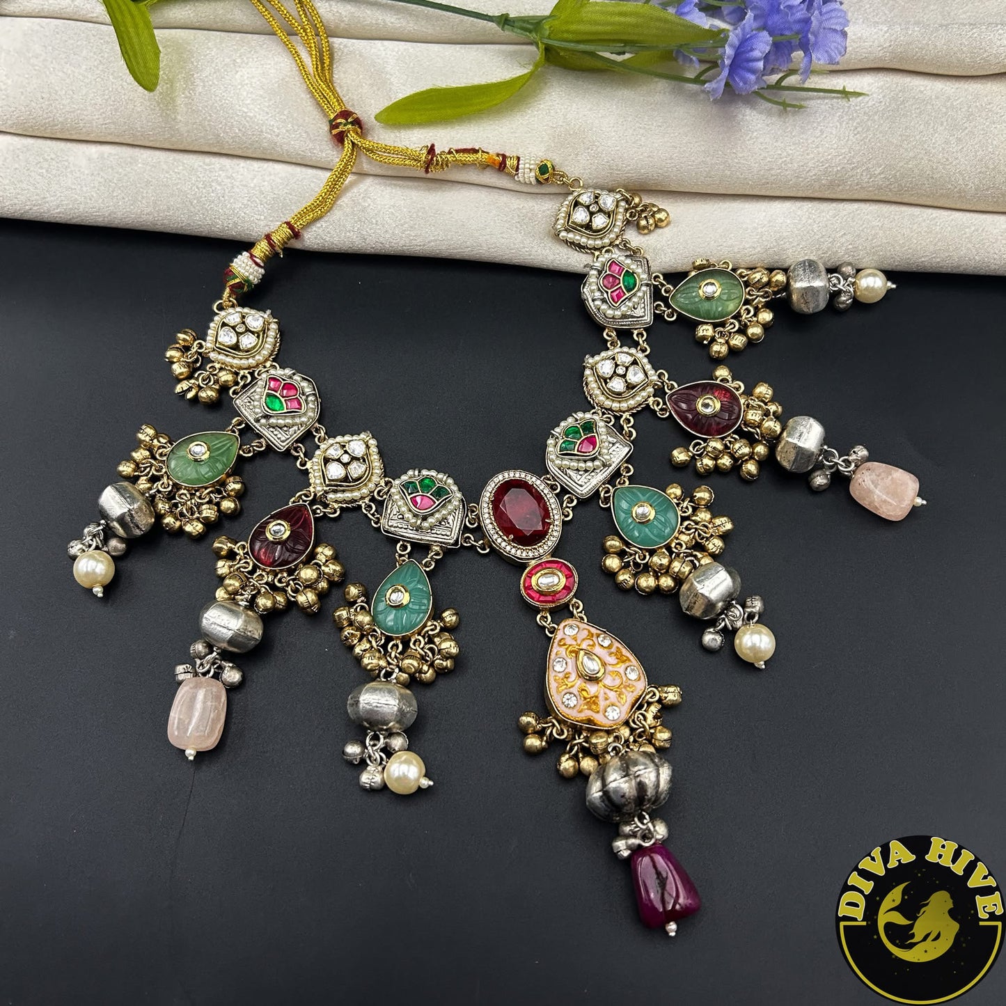 Suhani Gorgeous Fusion Silver Necklace| Tribal Jewellery