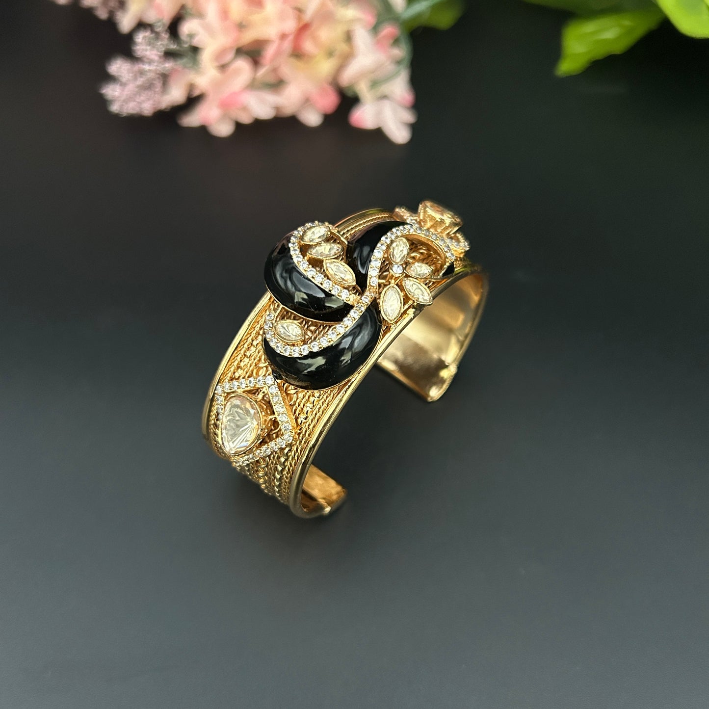 Adaa Fusion Cuff - Bracelet -925Silver, Bracelet, Cuff, Diva Exclusive, featured, Fusion - Divahive