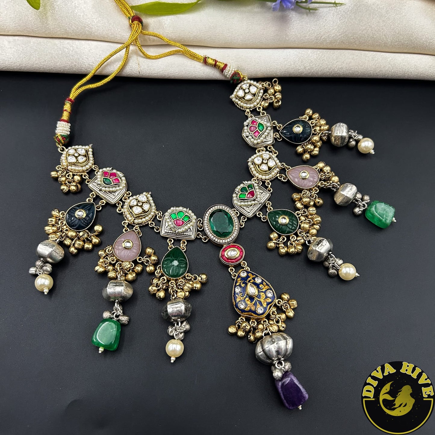 Suhani Gorgeous Fusion Silver Necklace| Tribal Jewellery