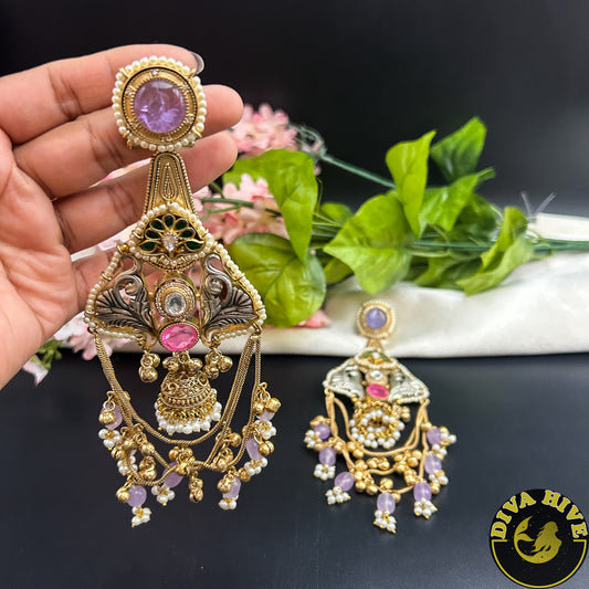 Mugdha Fusion Jhumka Earring