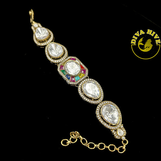 Moissanite Premium Openable Bracelet - Bracelet -Bangle, Bracelet, Diva Exclusive, moissanite - Divahive