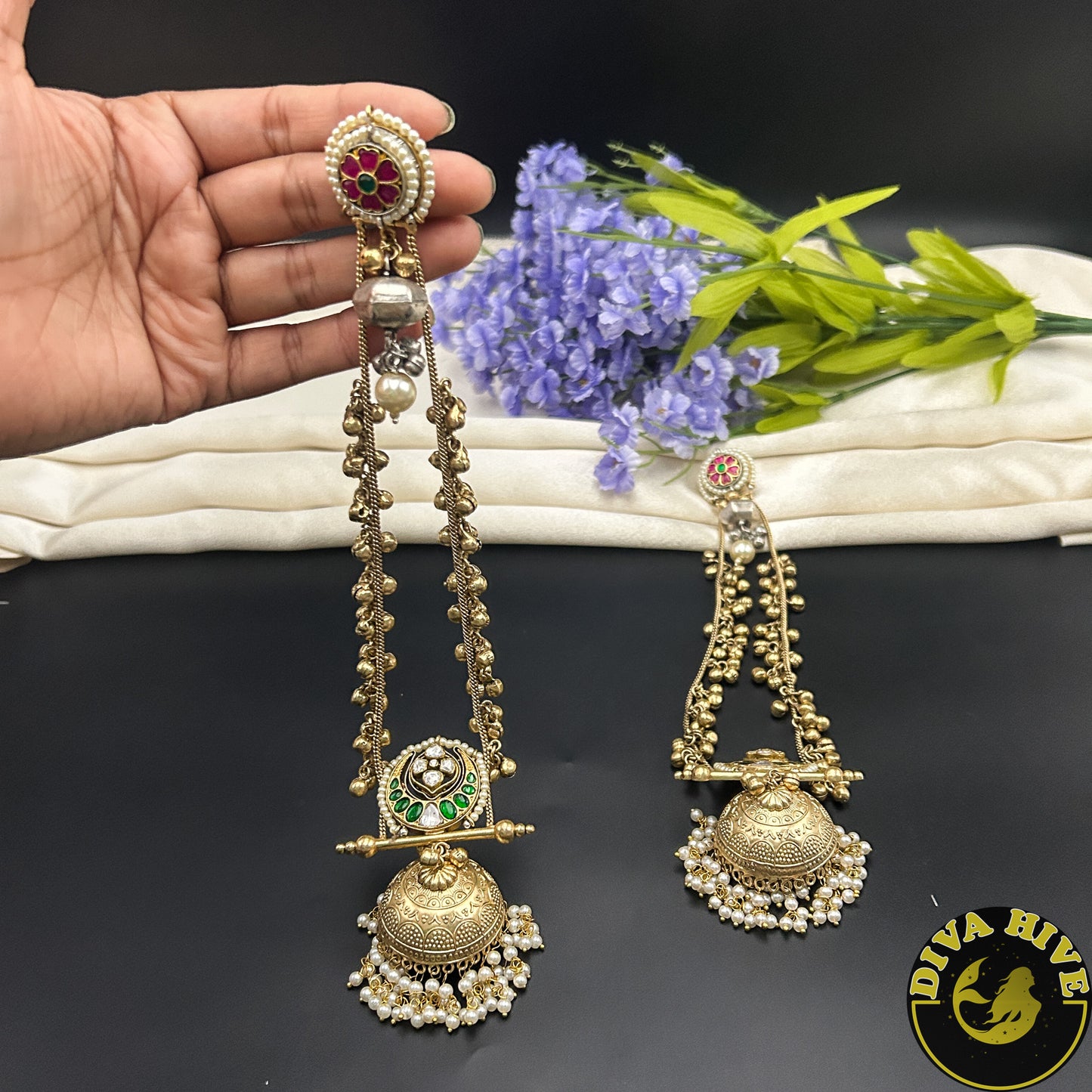 Aarzoo Fusion Chain Earring