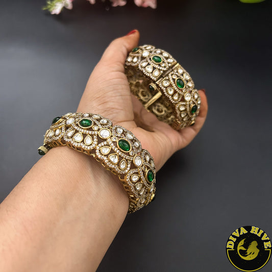 Adira Bangle - Bangle -Bangle, Bracelet, Diva Exclusive, featured, moissanite - Divahive