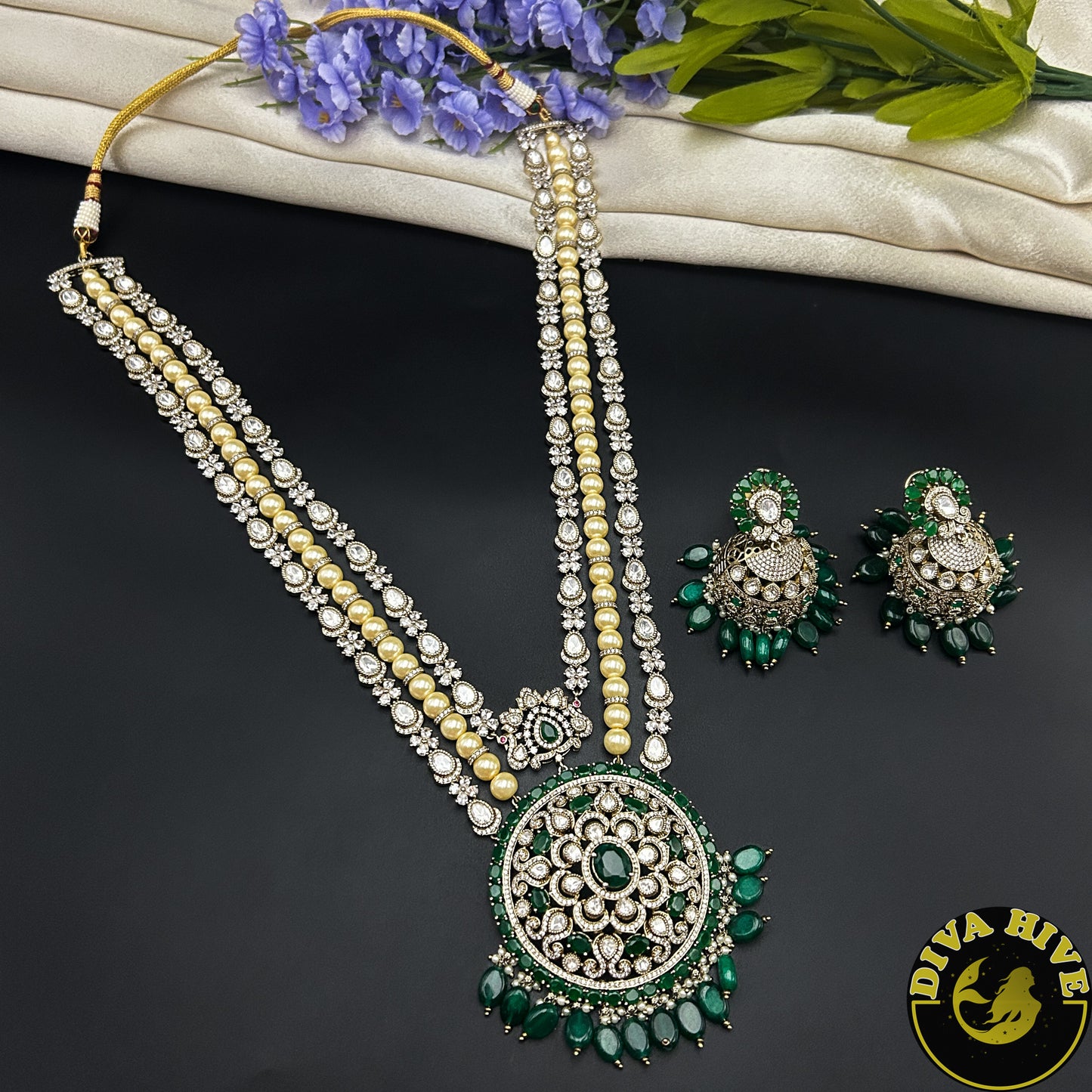 Maharani Moissanite Long Necklace