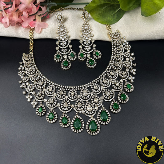 Zeenat AD/CZ Necklace