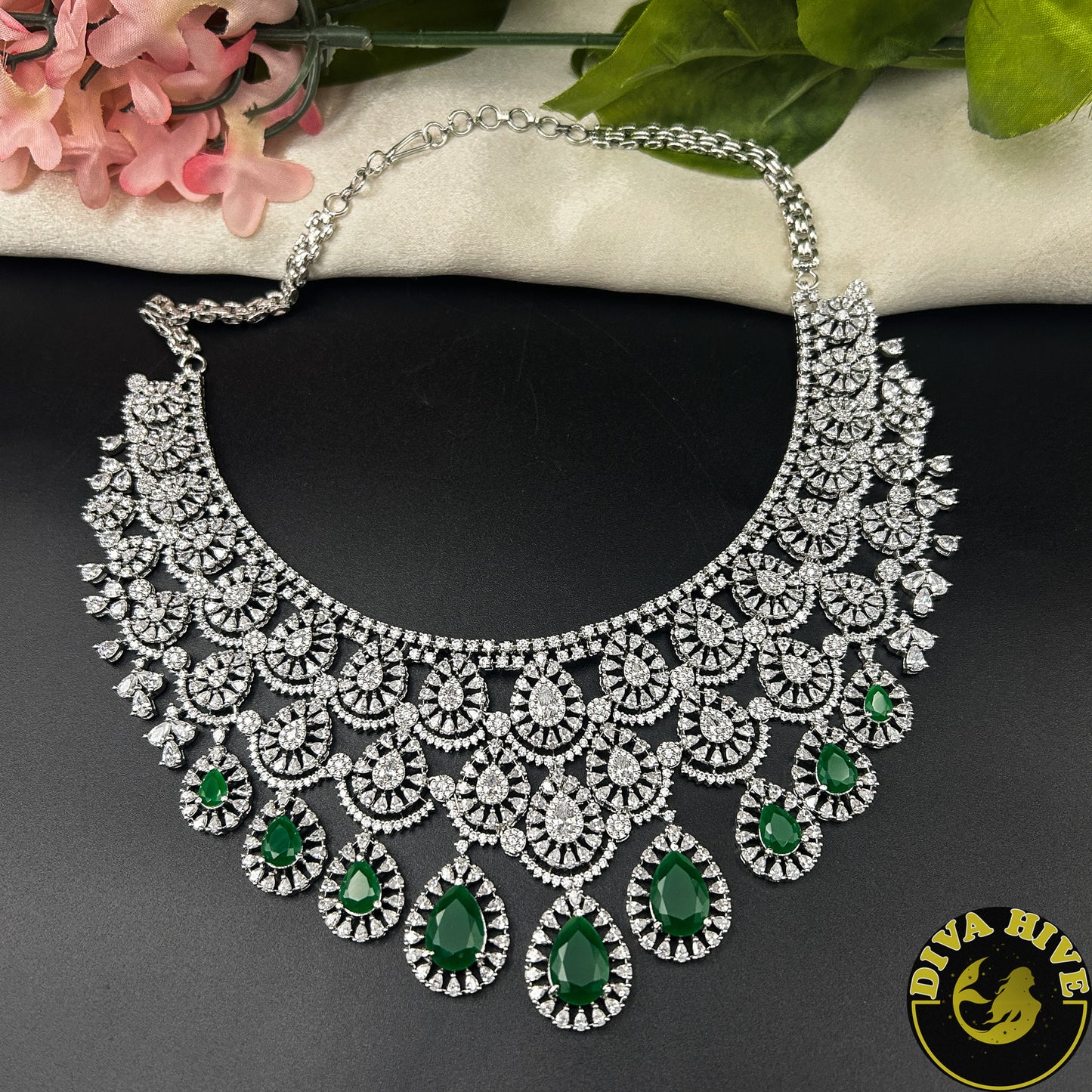 Zeenat AD/CZ Necklace