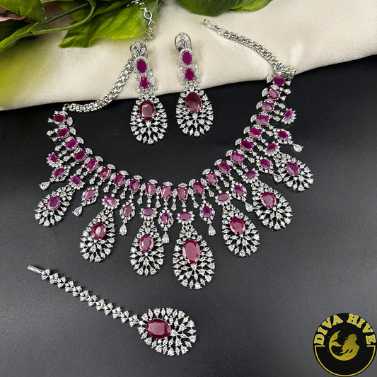 Pashmina AD/CZ Choker