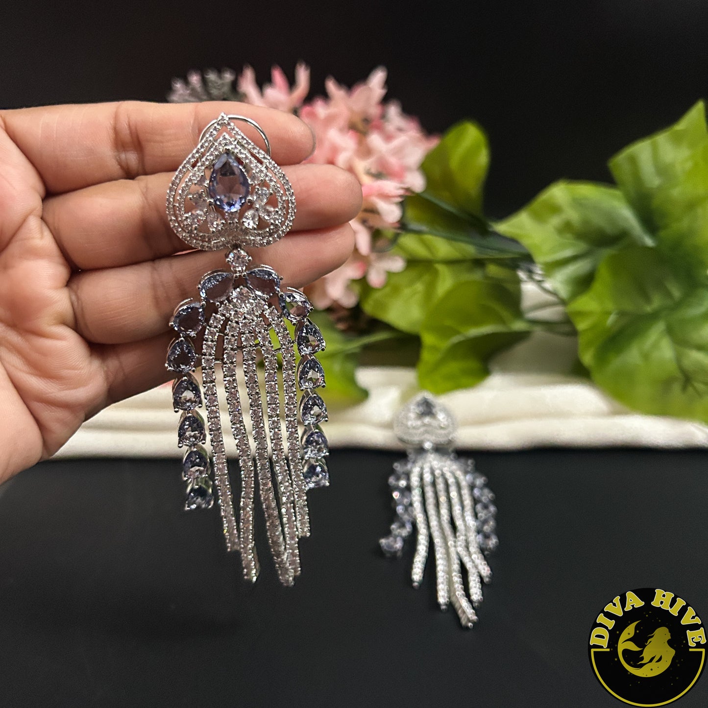 Mugdha AD/CZ Statement Earring