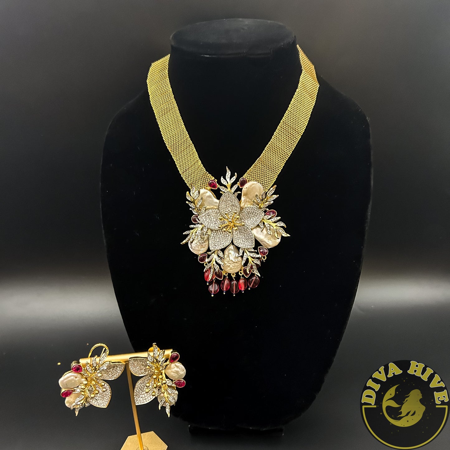 Diva Exclusive Handcrafted Necklace | Statement Necklace - Necklace -925Silver, Diva Exclusive, featured, Fusion, Necklace - Divahive