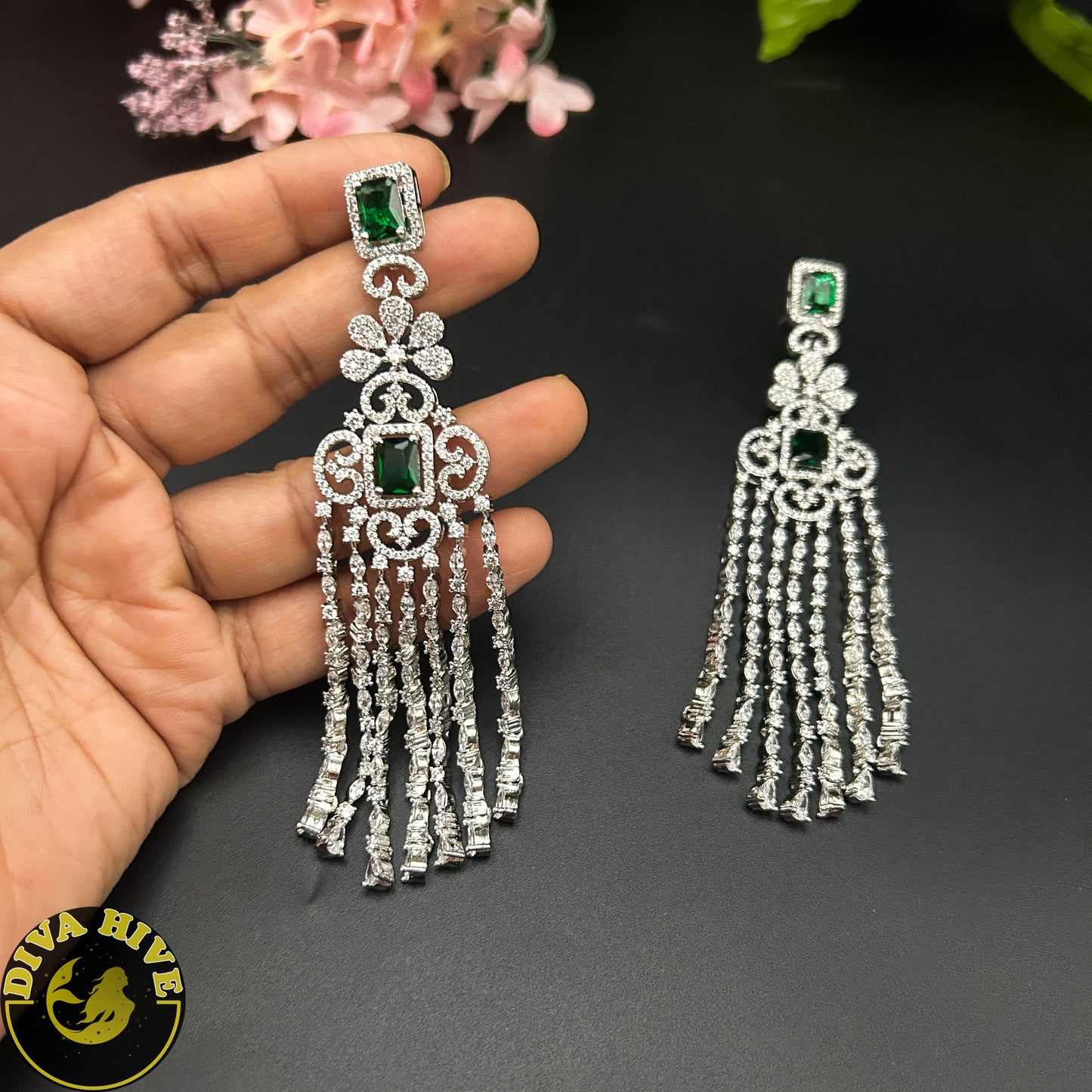 Veera AD/CZ Earring