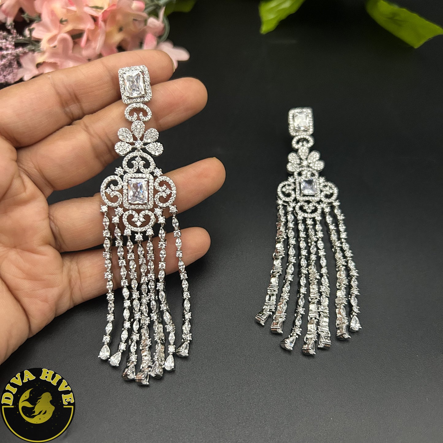 Veera AD/CZ Earring