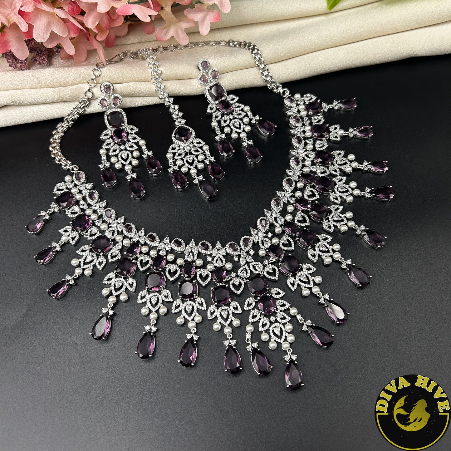 Malika AD/CZ Necklace