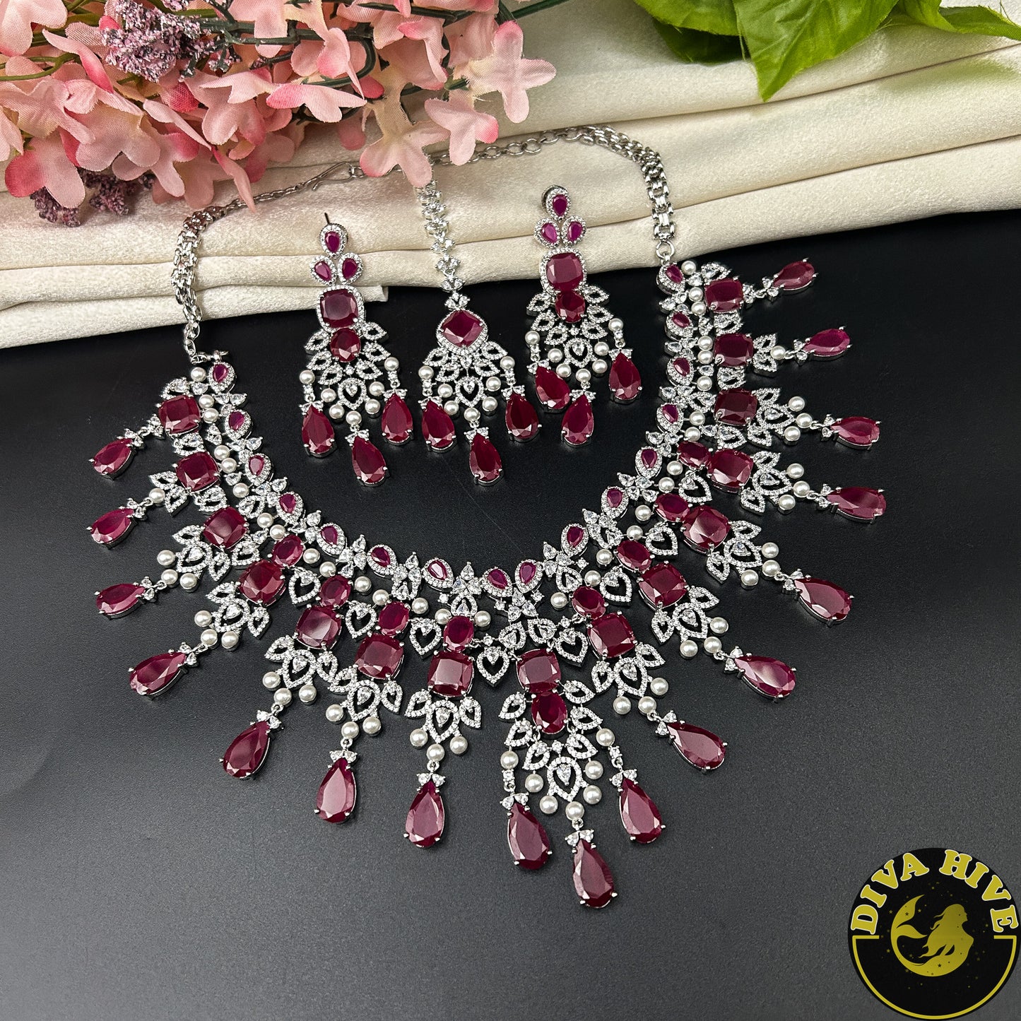 Malika AD/CZ Necklace