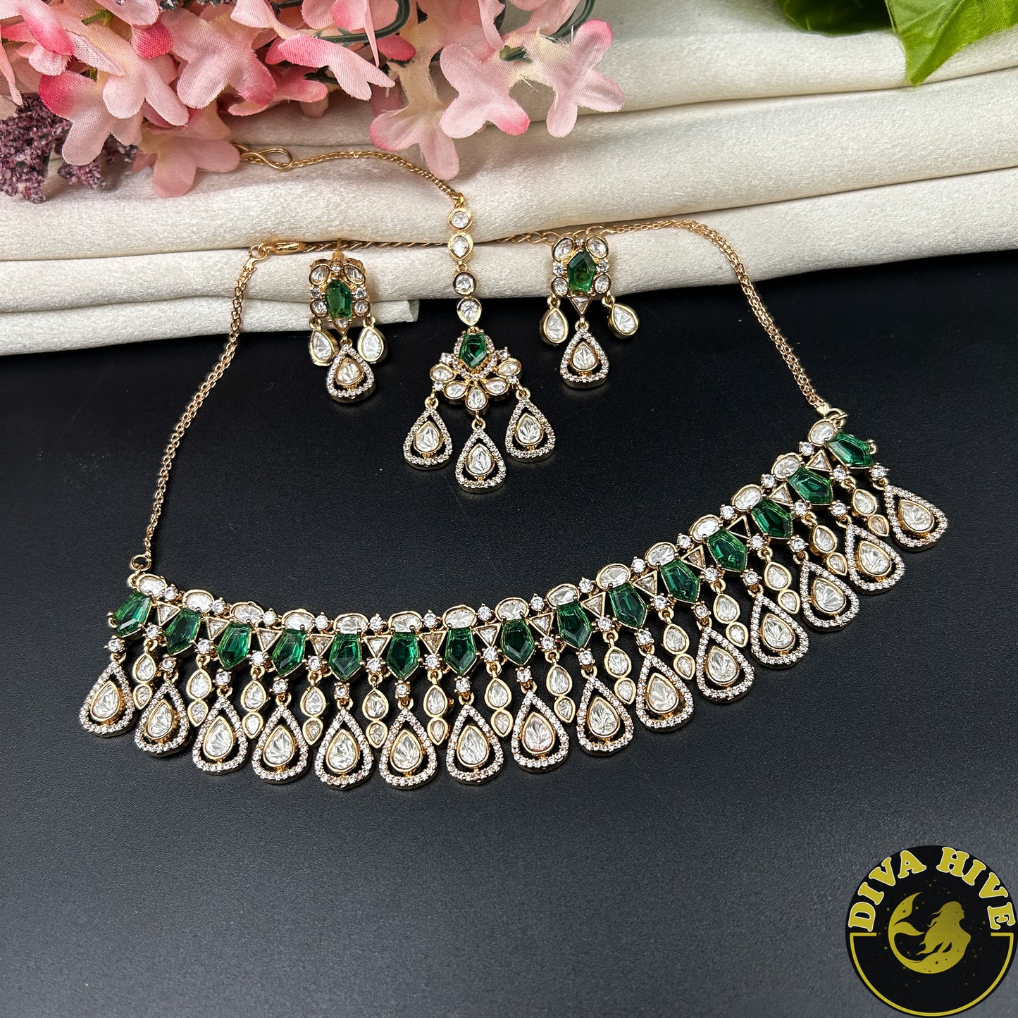 Anaya Moissanite Choker Set