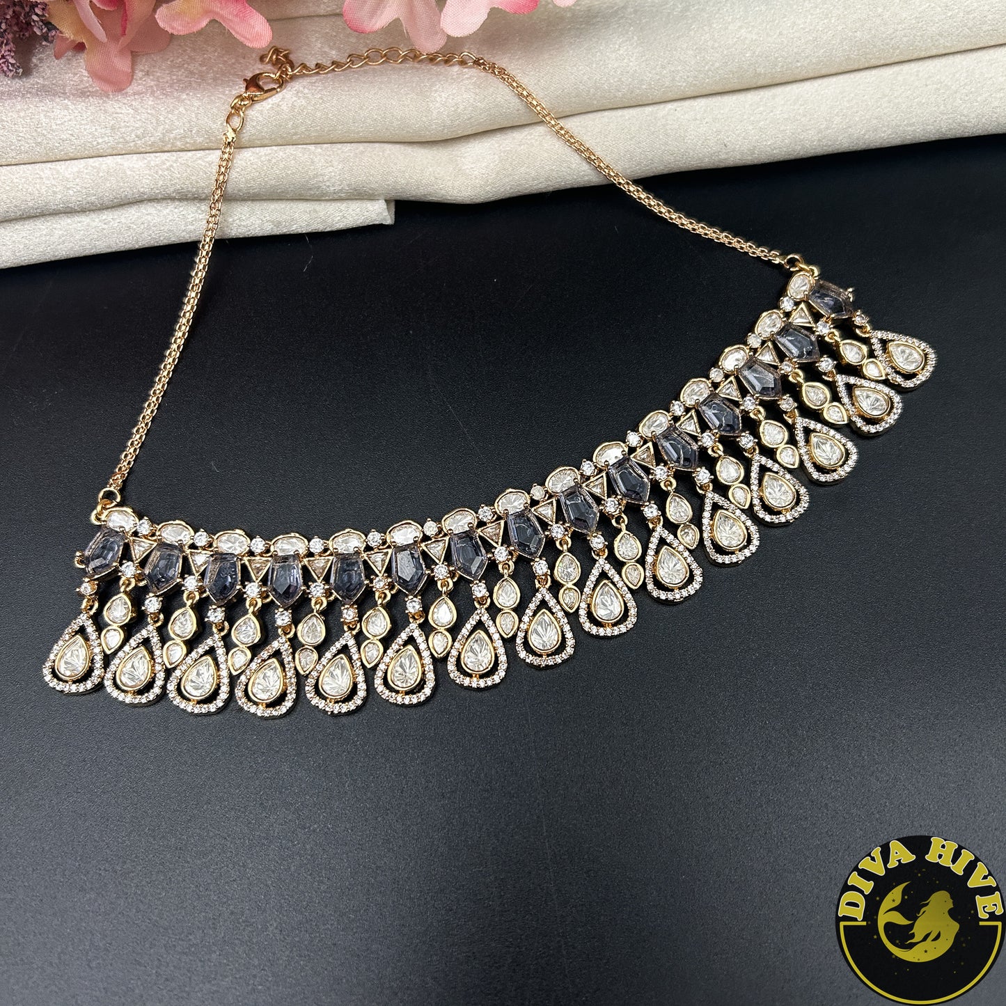 Anaya Moissanite Choker Set