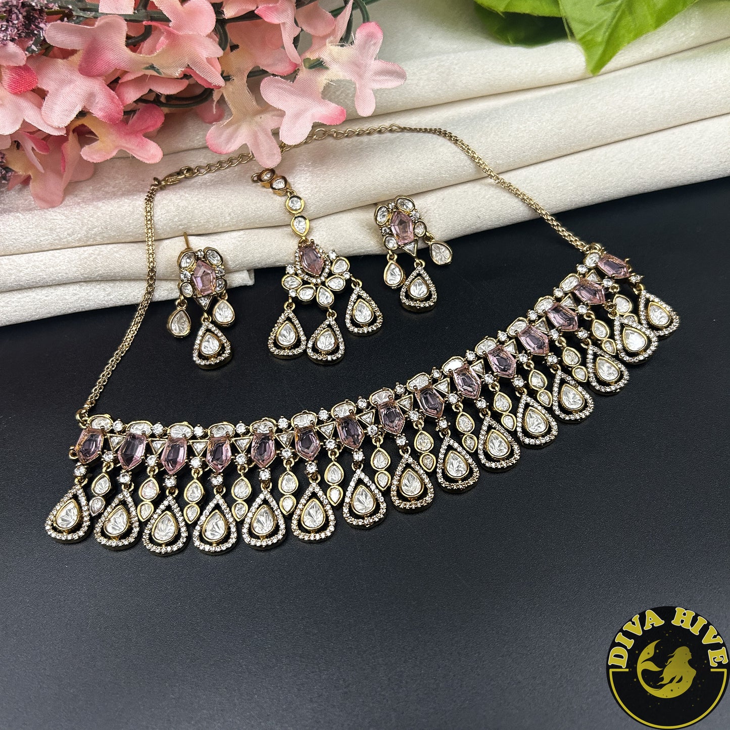 Anaya Moissanite Choker Set