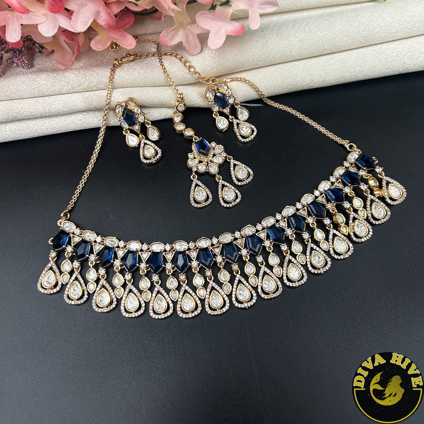 Anaya Moissanite Choker Set