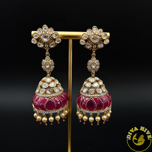 Super Gorgeous Moissanite Earing - Earring -Diva Exclusive, Earing, Earring, moissanite - Divahive