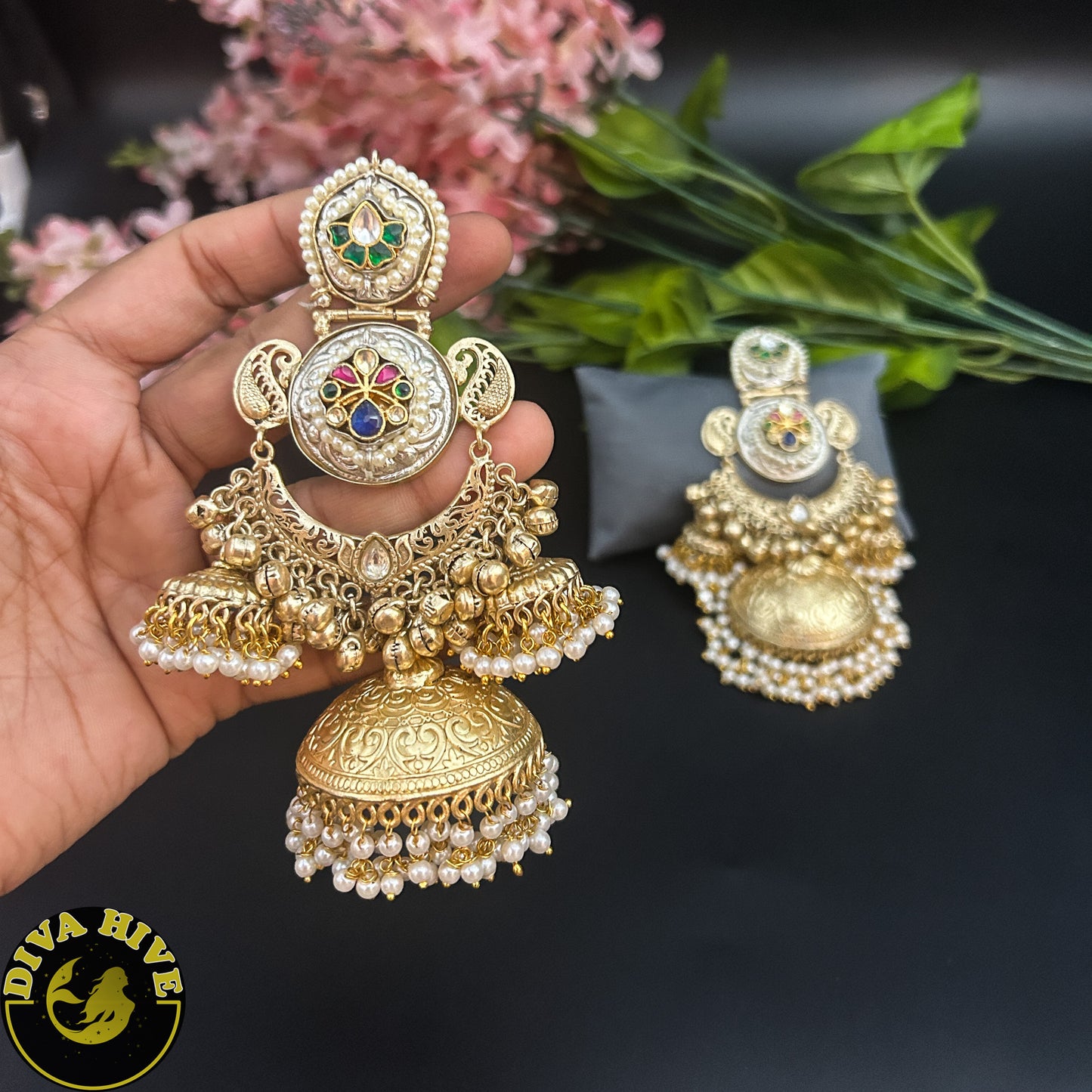 Dera Fusion Earring - Earring -925Silver, Diva Exclusive, Earring, Fusion, Silver - Divahive