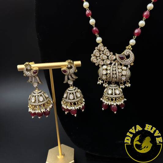 Tamaira Moissanite Necklace - Necklace -Bridal, Diva Exclusive, featured, moissanite, Necklace - Divahive