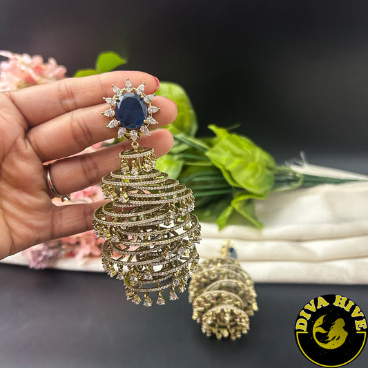 Chaahat AD/CZ Jhumka