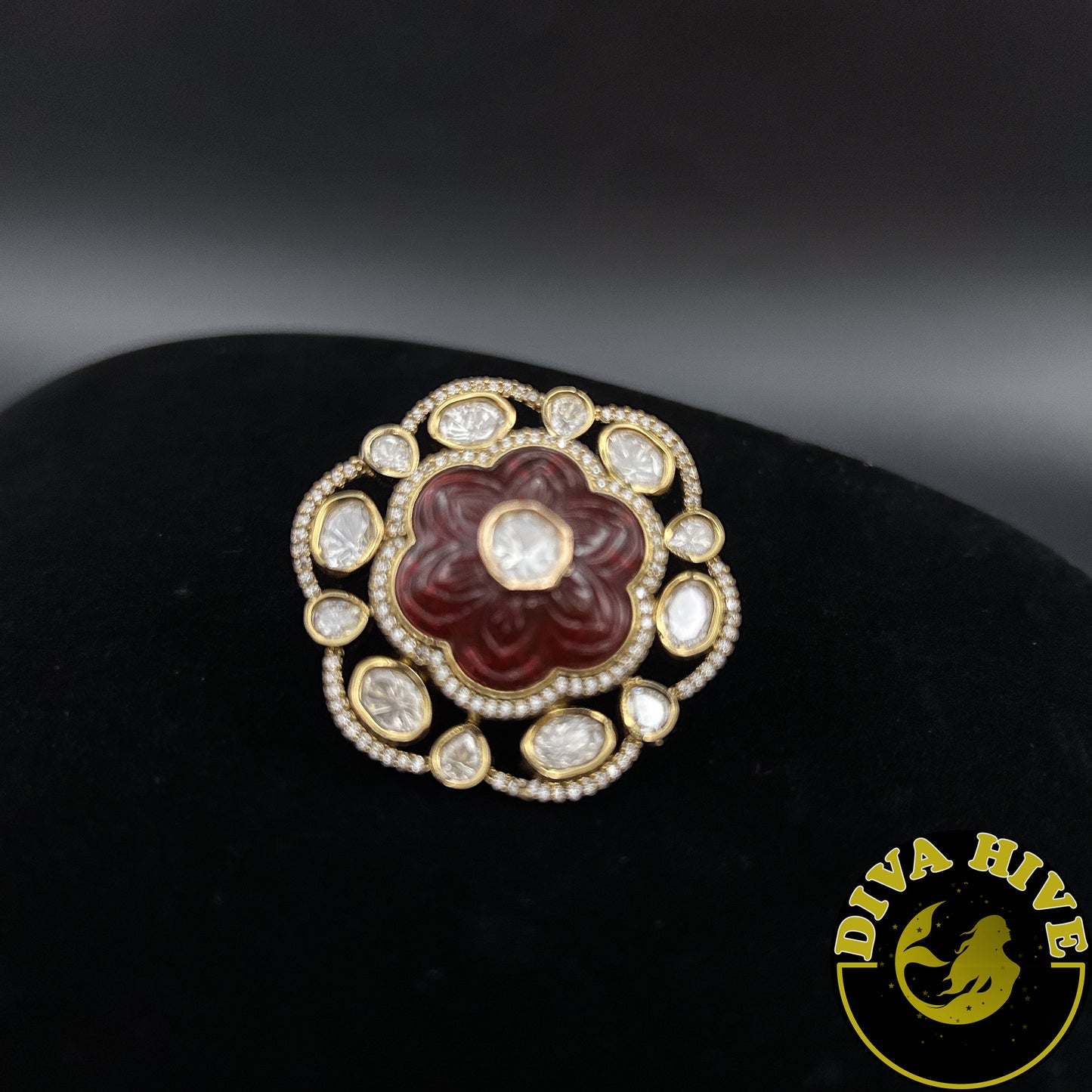 Nysaa Ring - Finger Ring -Accessories, Diva Exclusive, Finger Ring, moissanite - Divahive