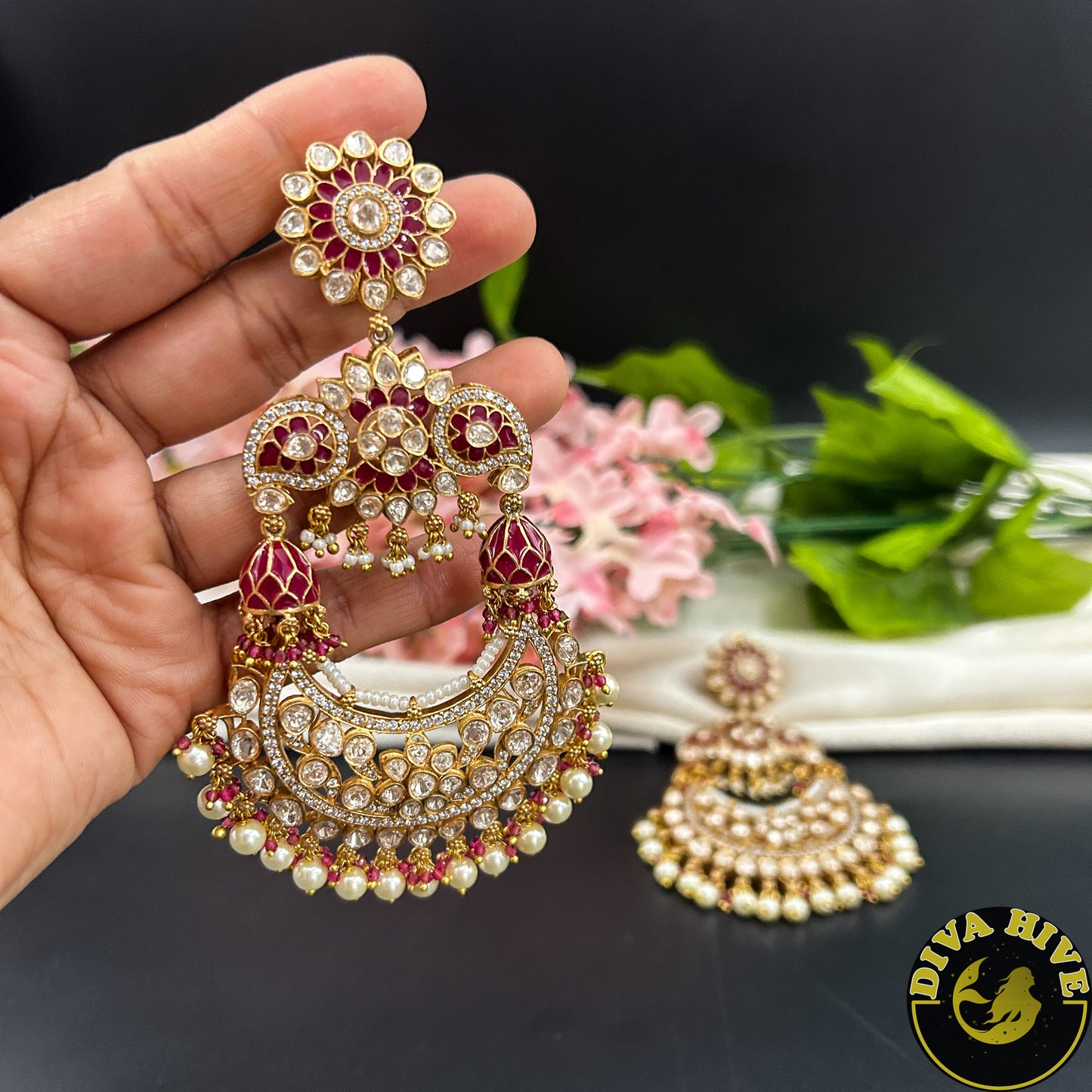 Fitoor Moissanite Earring
