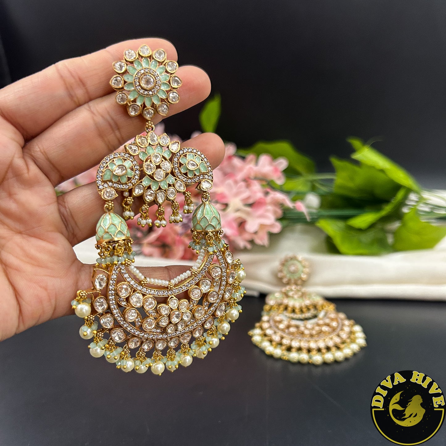 Fitoor Moissanite Earring