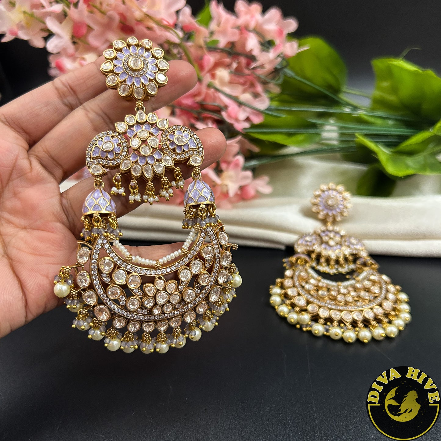 Fitoor Moissanite Earring