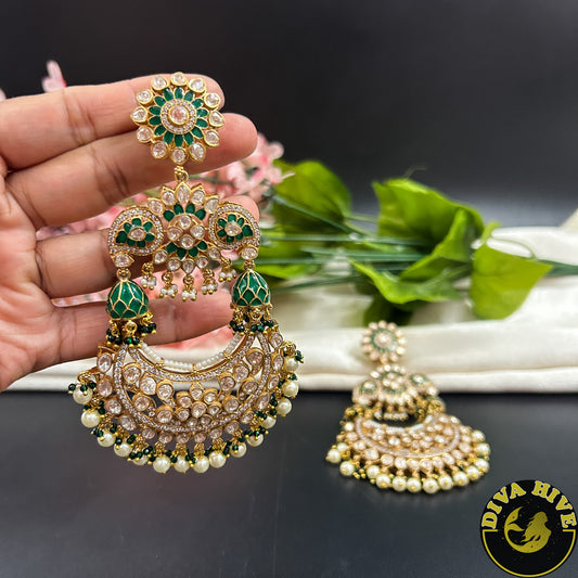 Fitoor Moissanite Earring