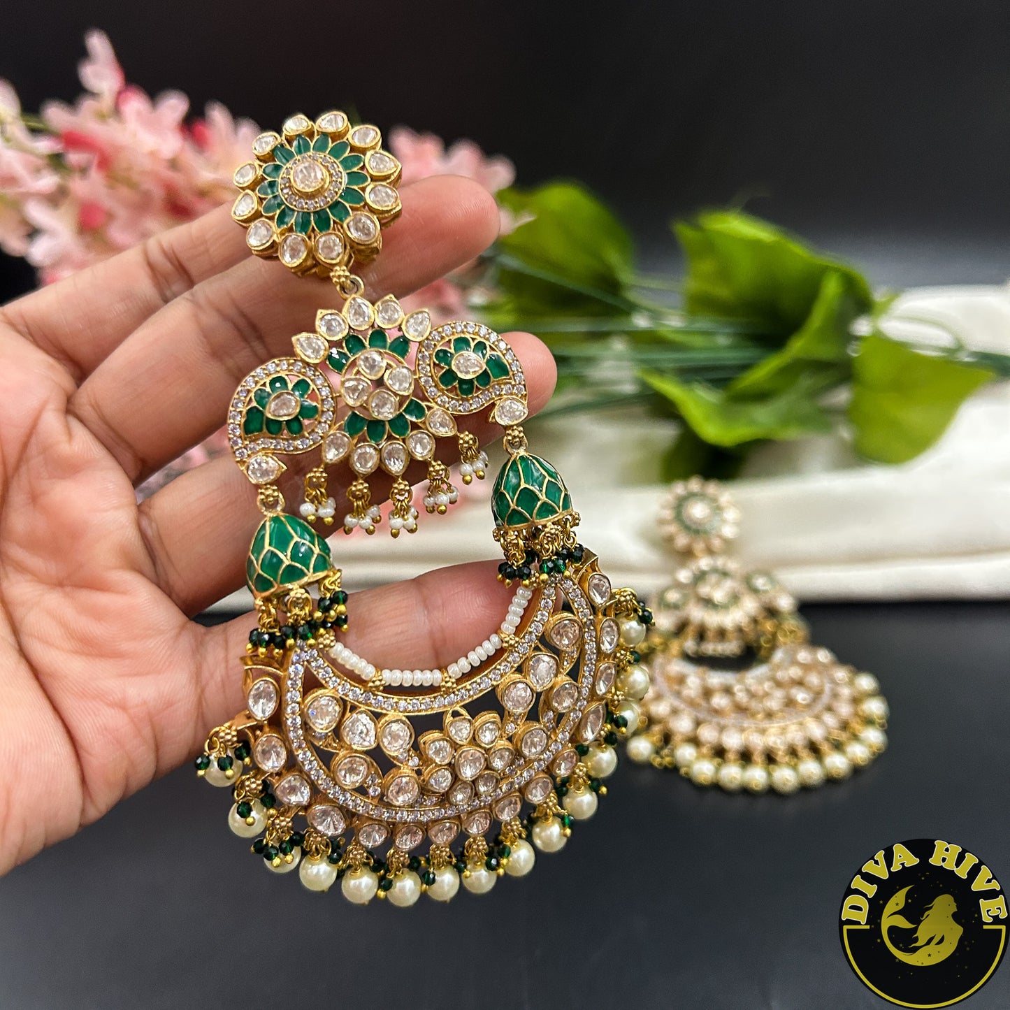 Fitoor Moissanite Earring