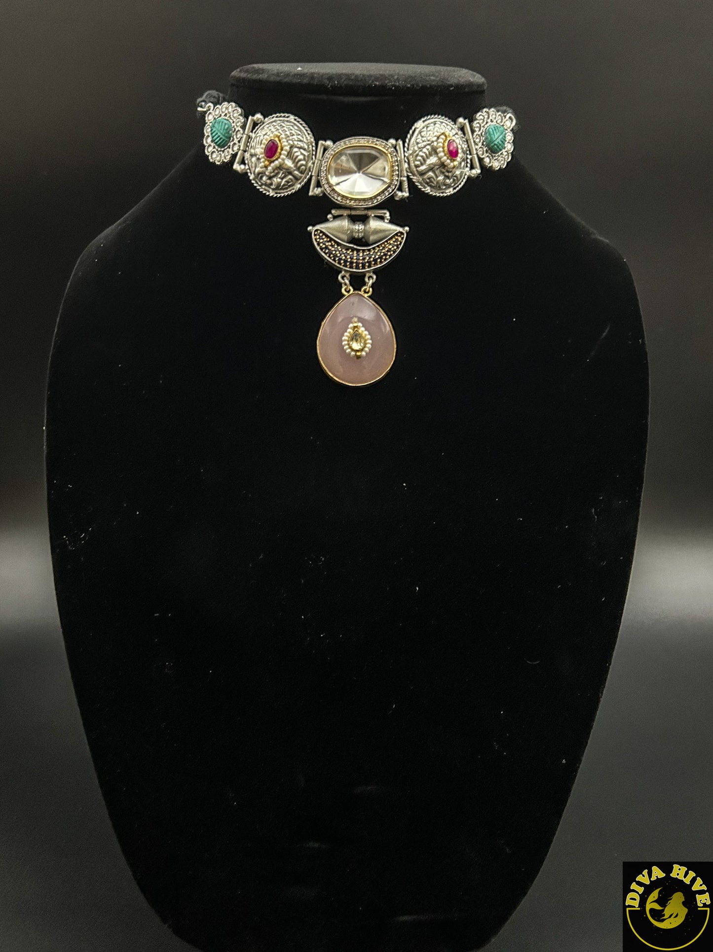 Silver Statement Necklace - -925Silver - Divahive