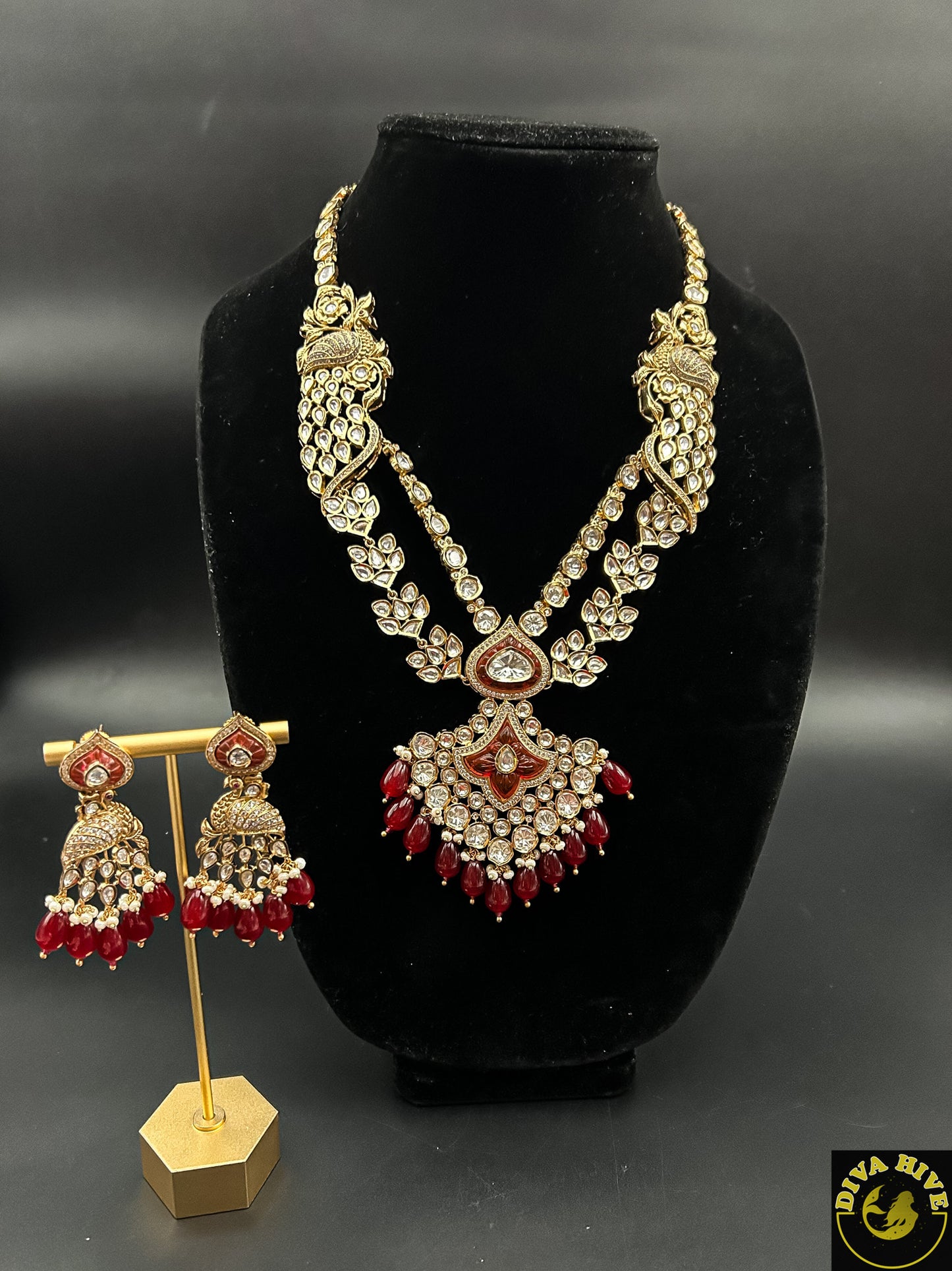 Statement Necklace - -Kundan - Divahive