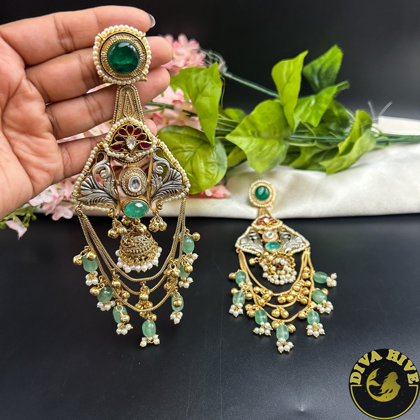 Mugdha Fusion Jhumka Earring