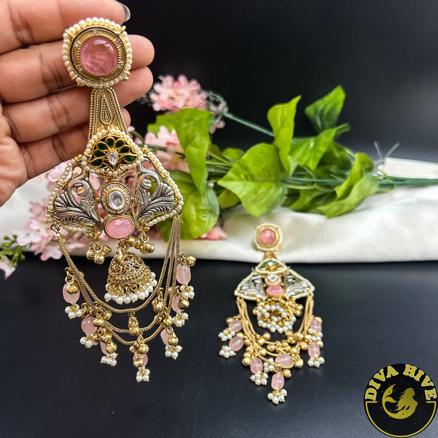 Mugdha Fusion Jhumka Earring