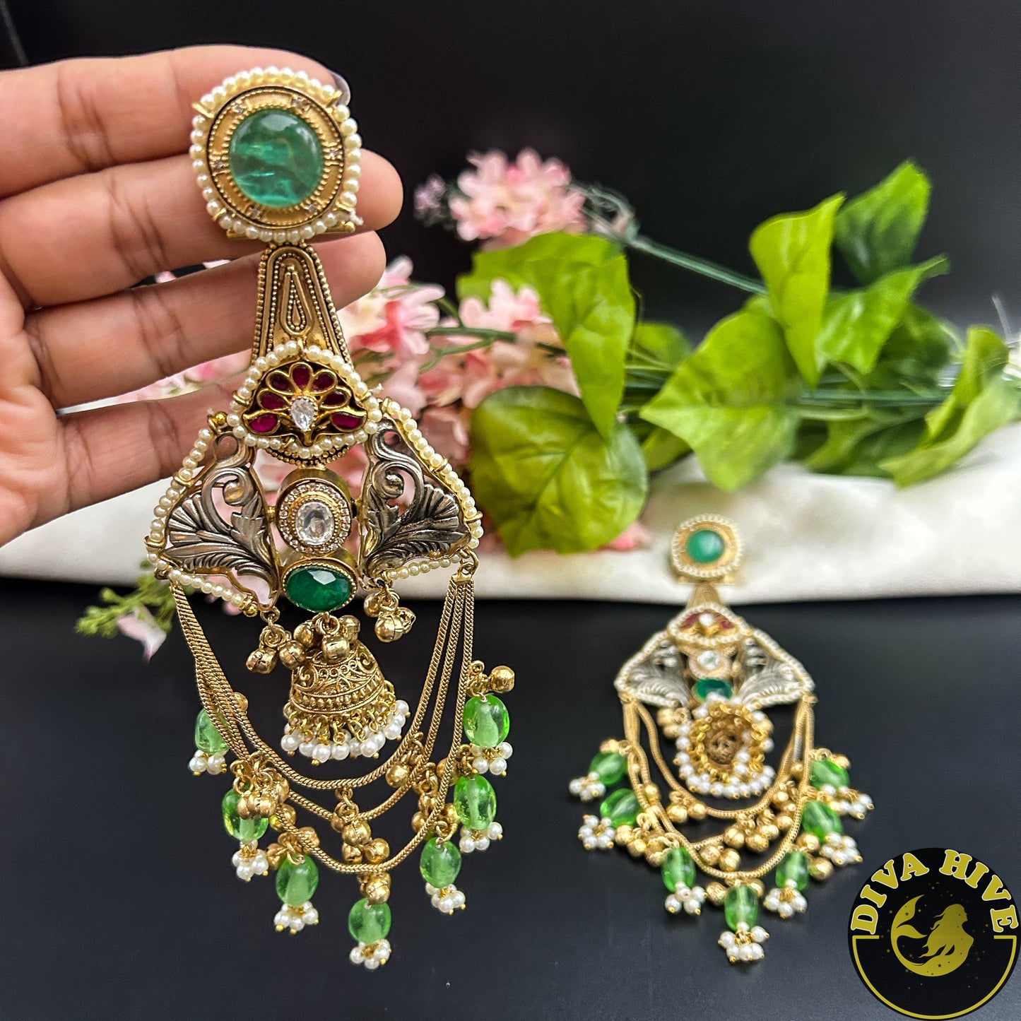 Mugdha Fusion Jhumka Earring