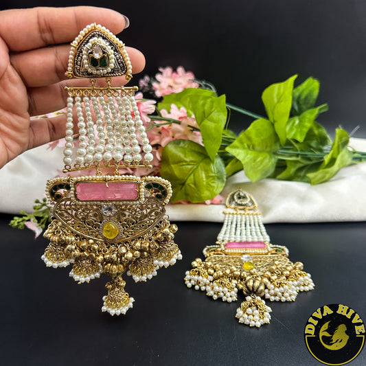 Adaa Fusion Long Earring