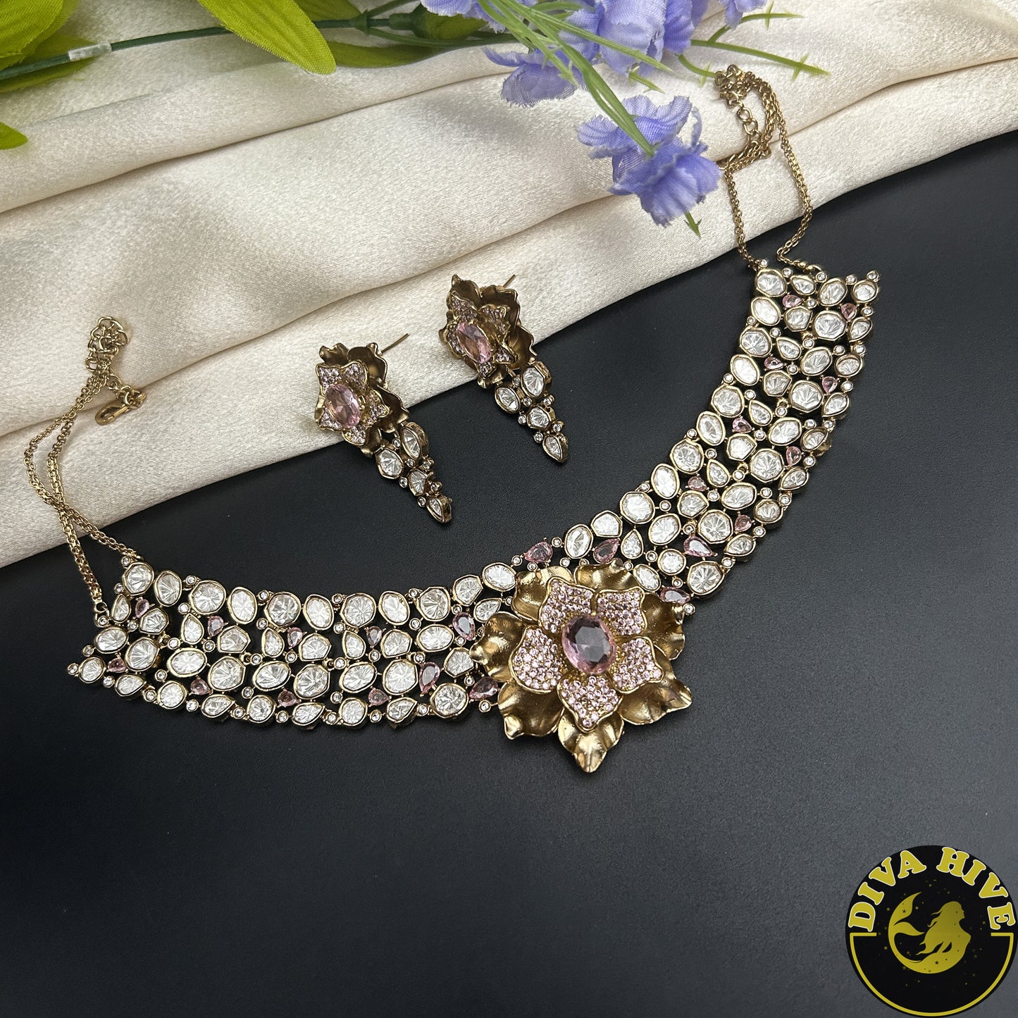 Anaira Moissanite Necklace Set