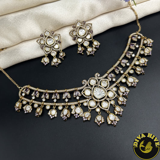 Veera Moissanite Choker Set