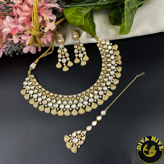 Tamanna Gold Plated Kundan Necklace Set