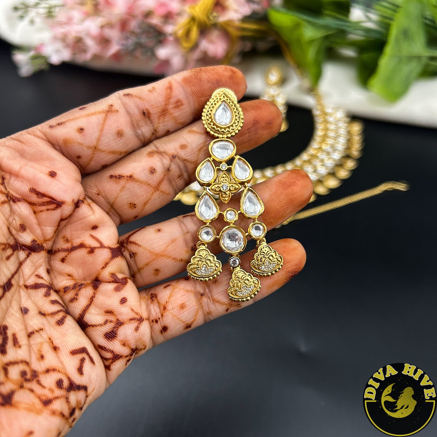 Tamanna Gold Plated Kundan Necklace Set