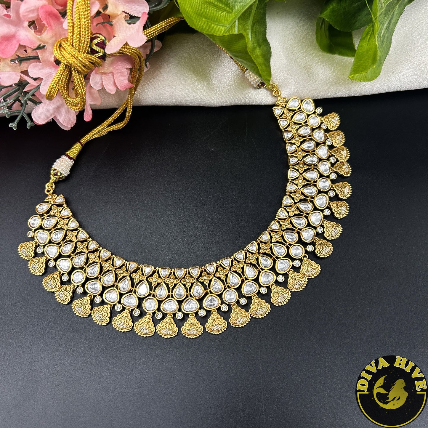 Tamanna Gold Plated Kundan Necklace Set