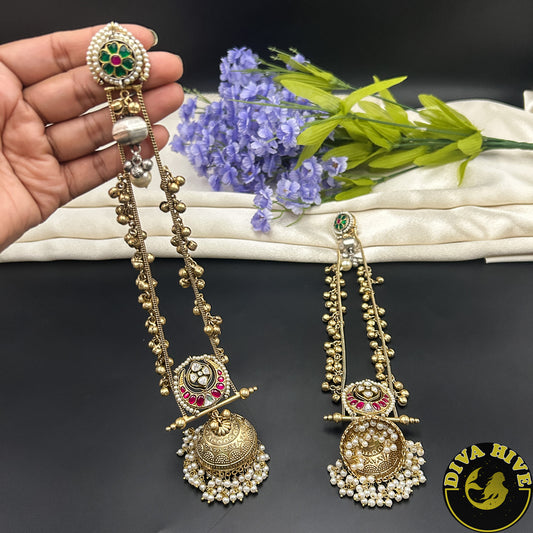 Aarzoo Fusion Chain Earring