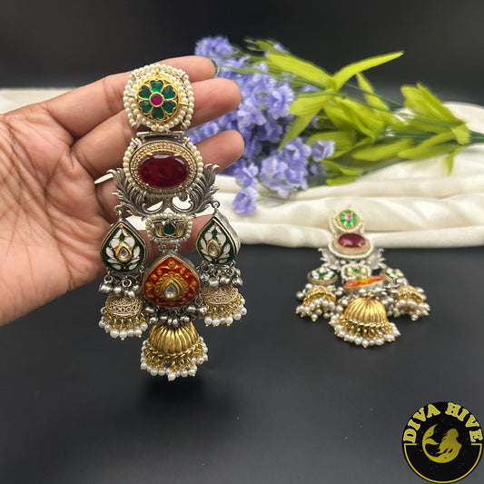 Mugdha Fusion Jhumka Earring