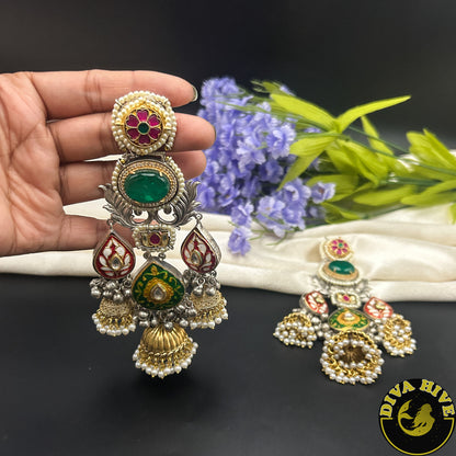 Mugdha Fusion Jhumka Earring