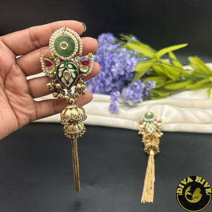 Mugdha Fusion Jhumka Earring