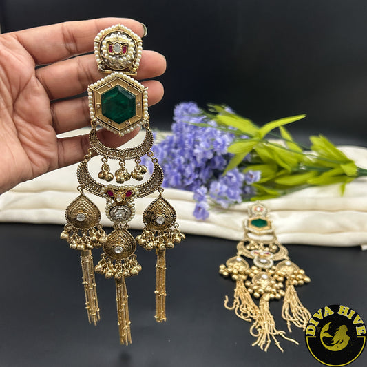 Mugdha Long Chain Earring