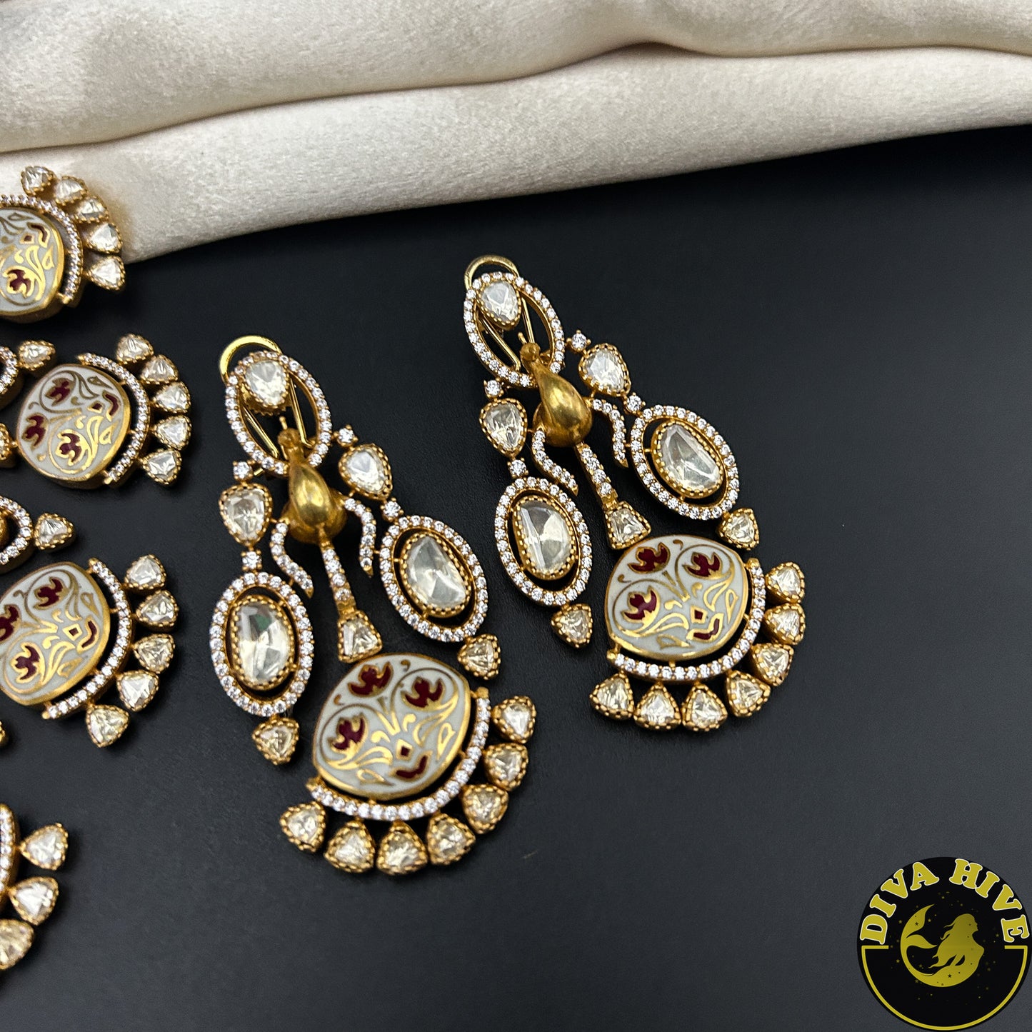 Qala 24K Gold Plated Moissanite Necklace