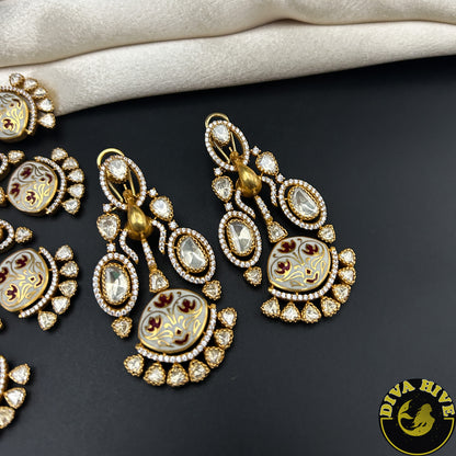 Qala 24K Gold Plated Moissanite Necklace