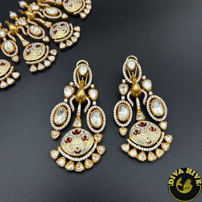 Qala 24K Gold Plated Moissanite Necklace